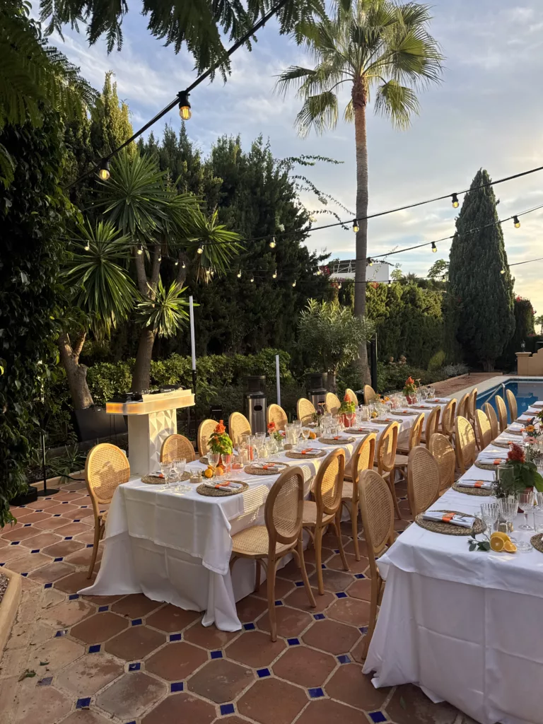 Catering services in Marbella, private event, weddings and birthday, costa del sol