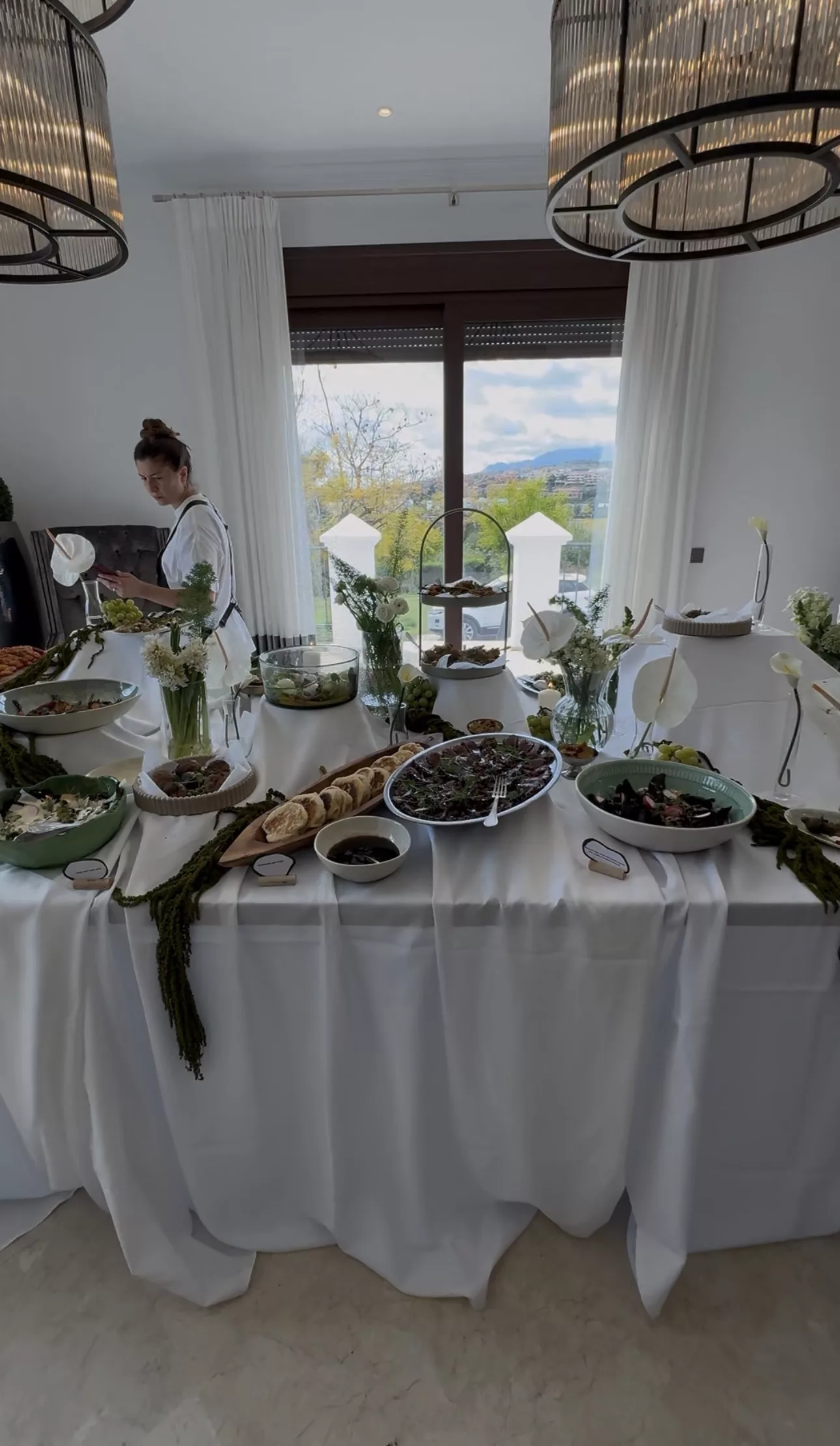 Spring buffet catering Marbella - luxury event food by Campo